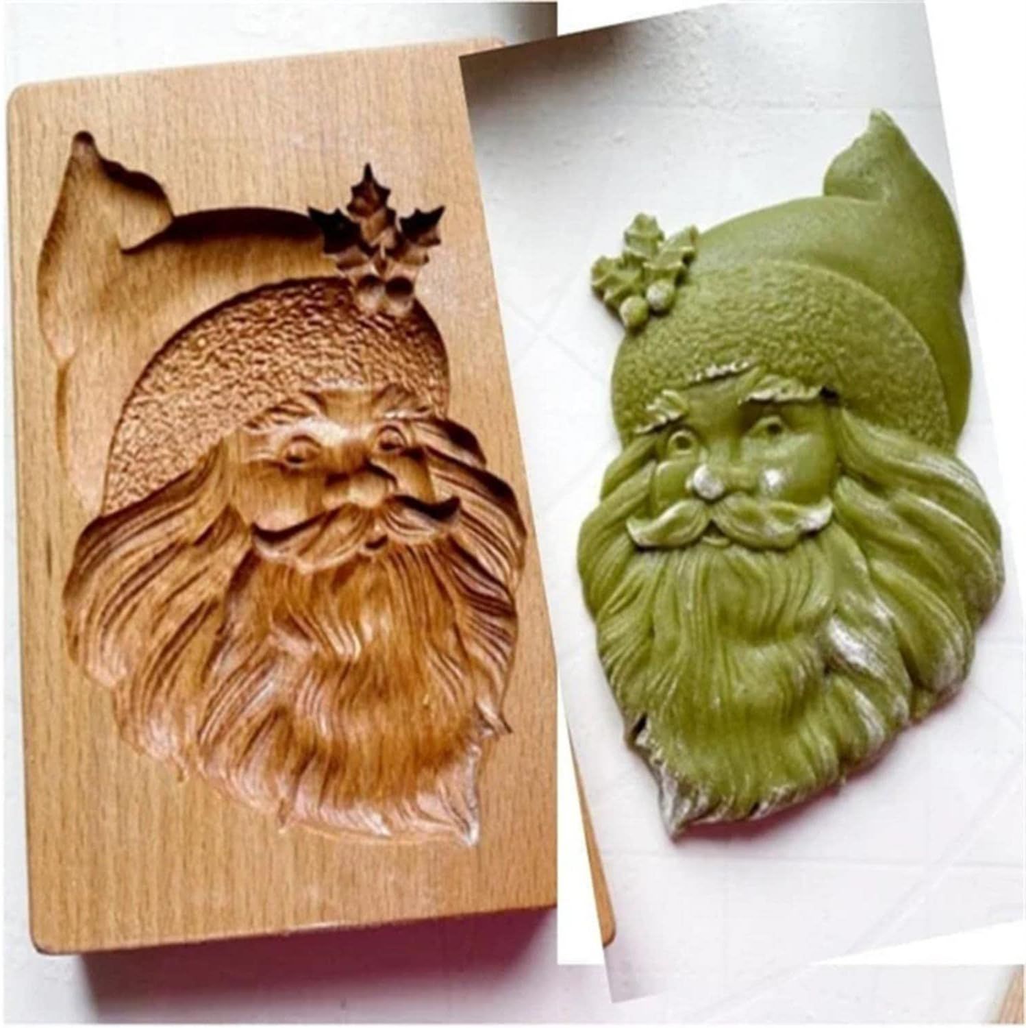 ROTORS Wooden Animal Cookie Molds,Press Type Cookie Cutter With 3D Hen, Bird,Rabbit,Fish Design,W... | Amazon (US)