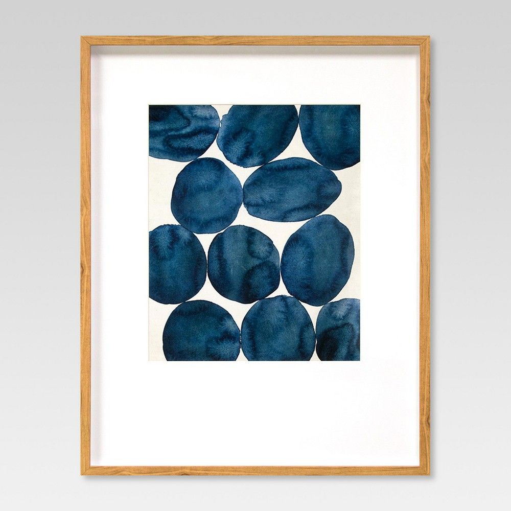 Framed Watercolor Abstract Blue 22""x28"" - Project 62 | Target