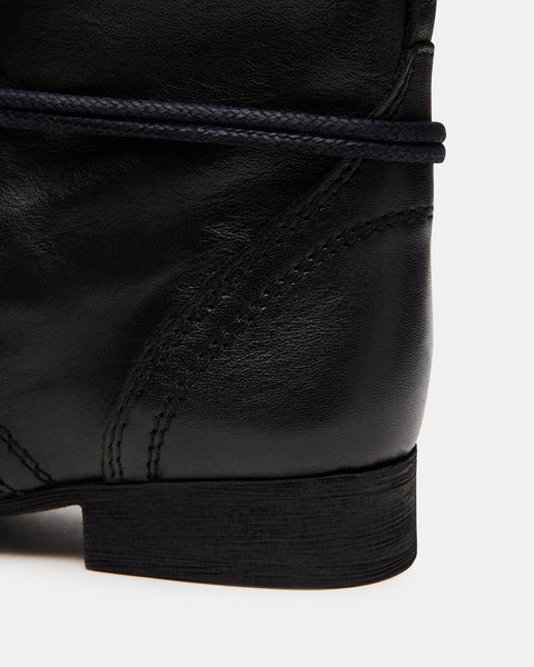 TROOPA BLACK LEATHER | Steve Madden (US)