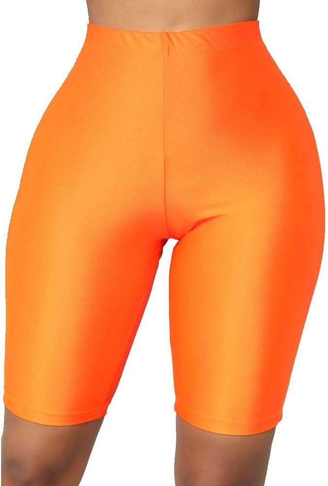 PESION Women's Active Biker Yoga Shorts/Pants, Sexy Spandex Boyshort | Amazon (US)