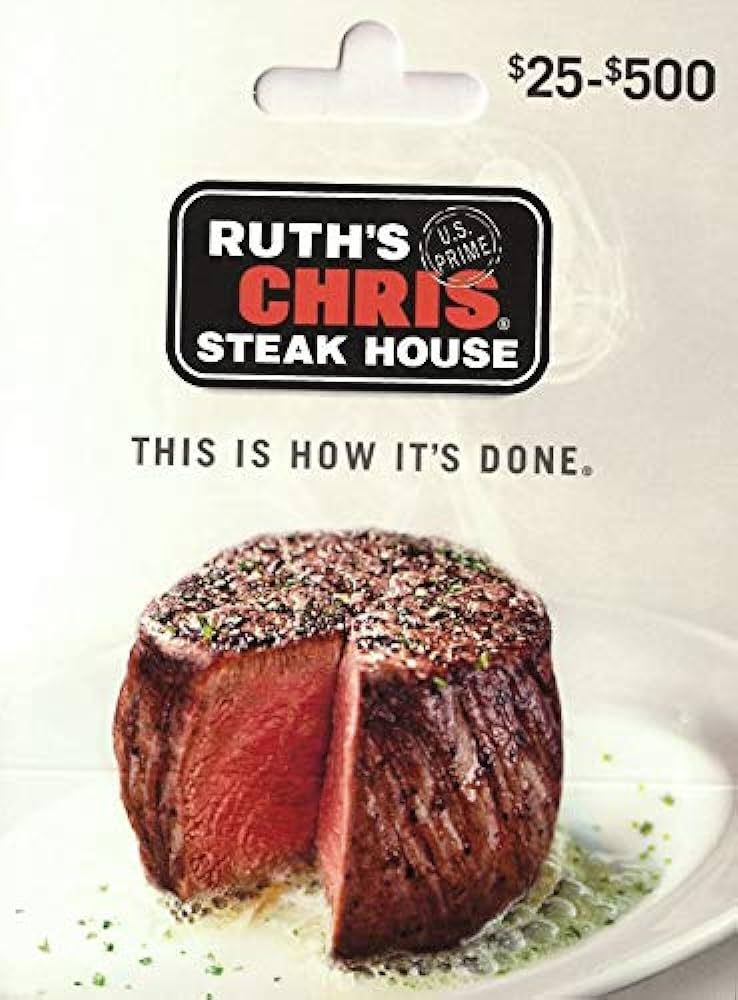 Ruth’s Chris Steak House Gift Card | Amazon (US)