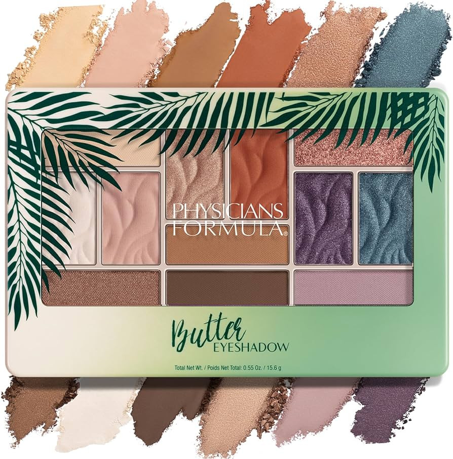 Physicians Formula Murumuru Butter Eyeshadow Palette, Dermatologist Approved, Tropical Days | Amazon (US)