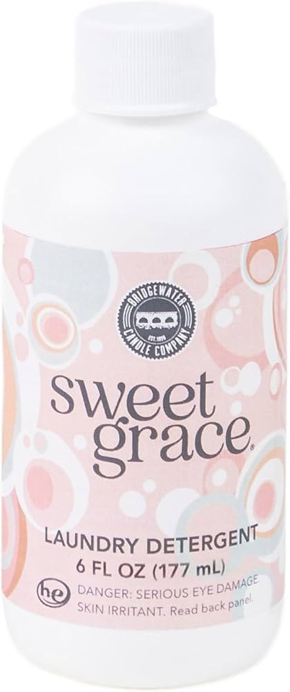 Bridgewater Candle 6oz Highly Scented Luxury Laundry Detergent-Sweet Grace | Amazon (US)