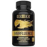ZHOU Hairfluence | Premium Hair Growth Formula for Longer, Stronger, Healthier Hair | for All Hair T | Amazon (US)