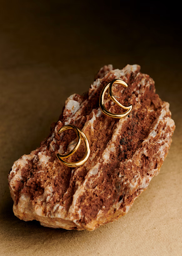 Julie Earrings - Gold - Majority recycled brass - Sézane | Sezane Paris - US