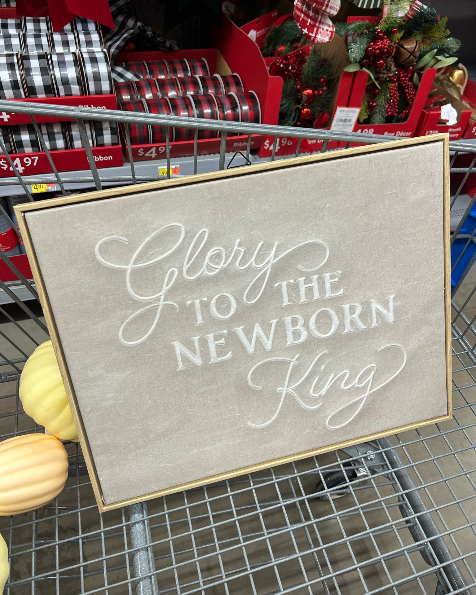 LOVED this!! I got it for my moms house, it’s not really my Christmas aesthetic ✨ UNDER $15 too!!

#LTKhome #LTKHoliday #LTKSeasonal