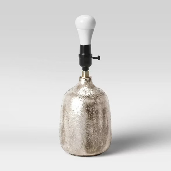 Glass Lamp Base Silver - Threshold™ | Target