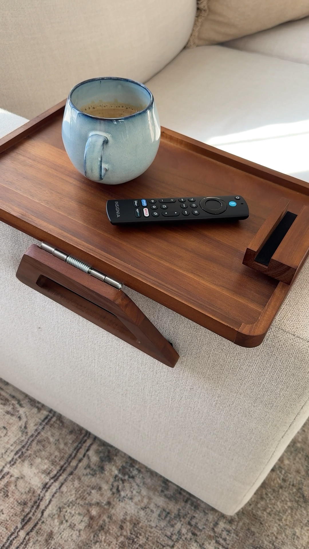 My most used sofa armrest tray 

#LTKdayinmylife #LTKHome #LTKmorningroutine