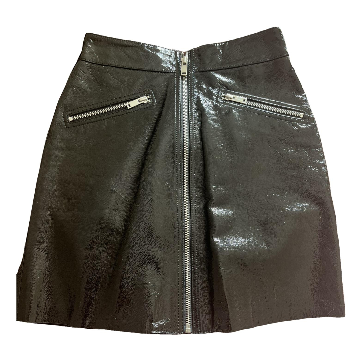 Maje Patent leather mini skirt | Vestiaire Collective (Global)