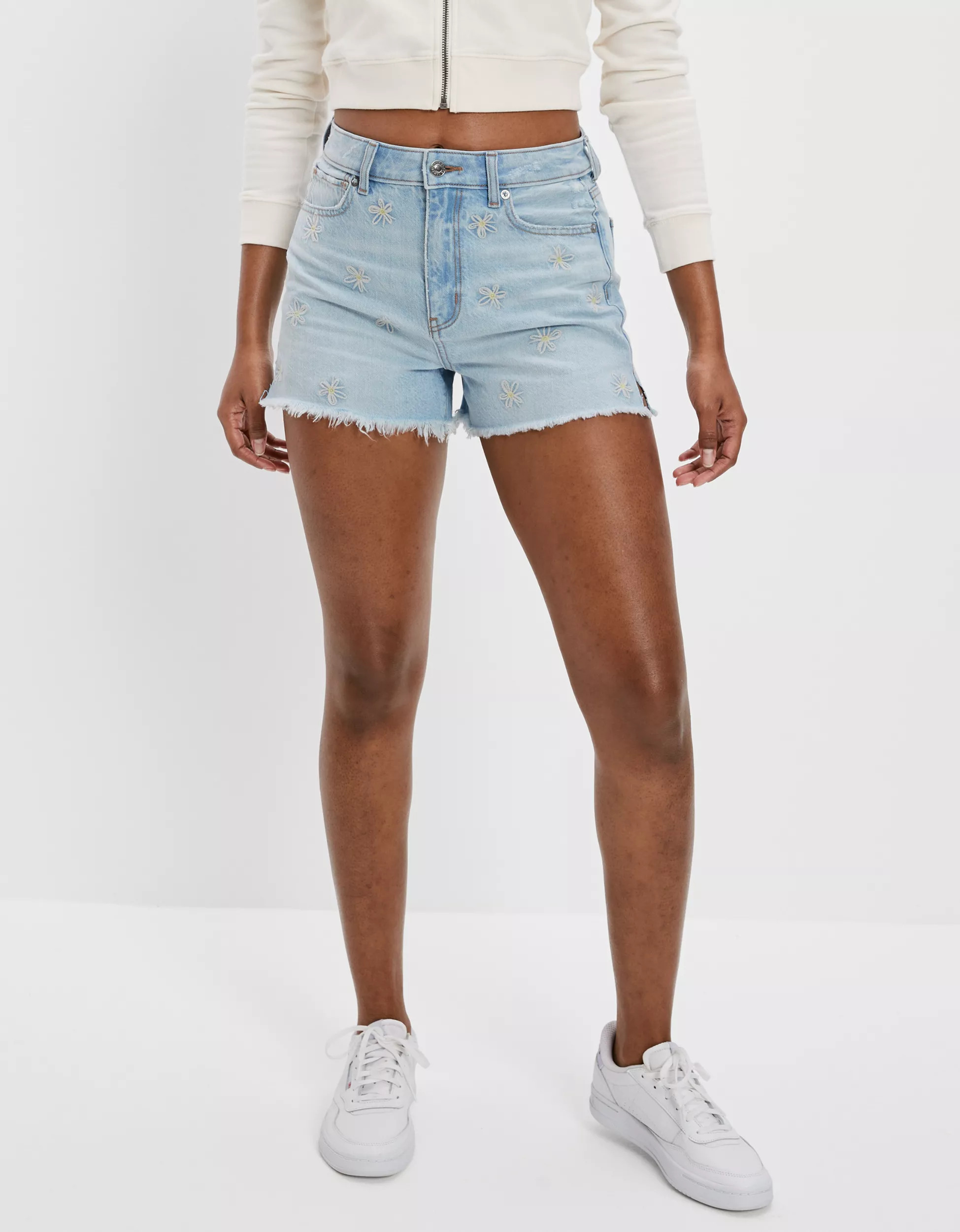 AE Denim Mom Shorts | American Eagle Outfitters (US & CA)