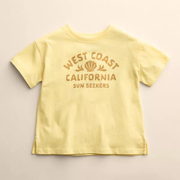 Baby & Toddler Little Co. By Lauren Conrad Organic Relaxed Short Sleeve Tee | Kohl's