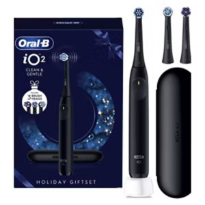 Oral-B iO2 Night Black Electric Toothbrush Holiday Giftset | Boots.com
