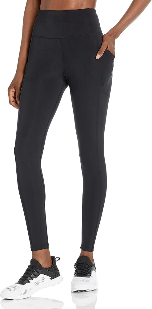 Calvin Klein Performance Women's Super High Waist Full Length Tight, Black, Medium | Amazon (US)