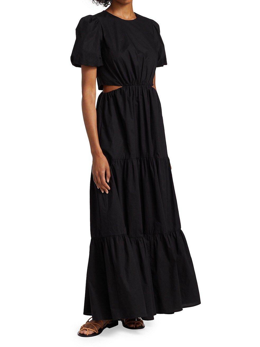 Plaza Cut-out Tiered Maxi Dress | Saks Fifth Avenue