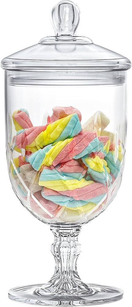 Apothecary Jars with Airtight Lids, 74 OZ Cookie Jars, Candy Jars, Elegant Storage Canisters for ... | Amazon (US)