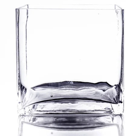 6"" x 6"" Square Glass Vase | Walmart (US)