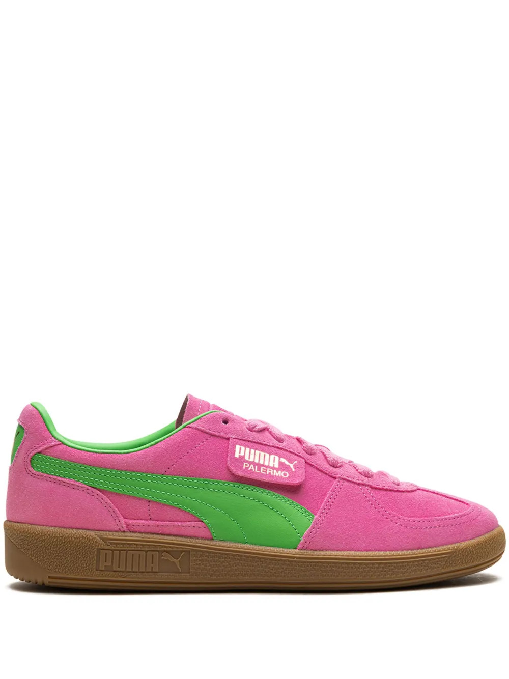 PUMA Palermo "Pink/Delight Green/Gum" Sneakers | Pink | FARFETCH | Farfetch Global