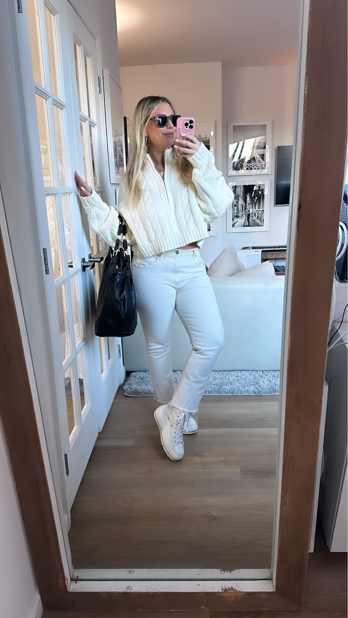 Forever loving winter white & obsessed with this oversized tote — daily edit cover from Found by Em