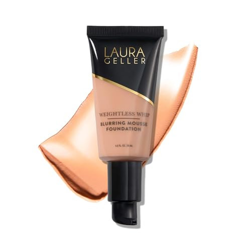 LAURA GELLER NEW YORK Weightless Whip Mousse Foundation - Light - Lightweight Blurring Foundation Makeup, Buildable Coverage, Soft Matte Finish, Minimizes Pores & Fine Lines, Hydrating, Mature Skin | Amazon (US)