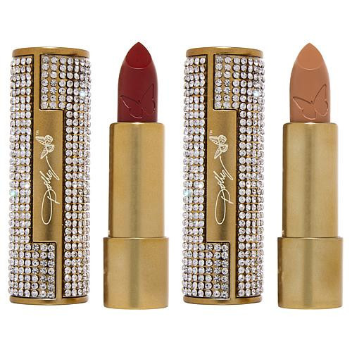 Dolly Parton Heaven's Kiss Lipstick Birthday Suit & Velvet Rose 2pk | HSN