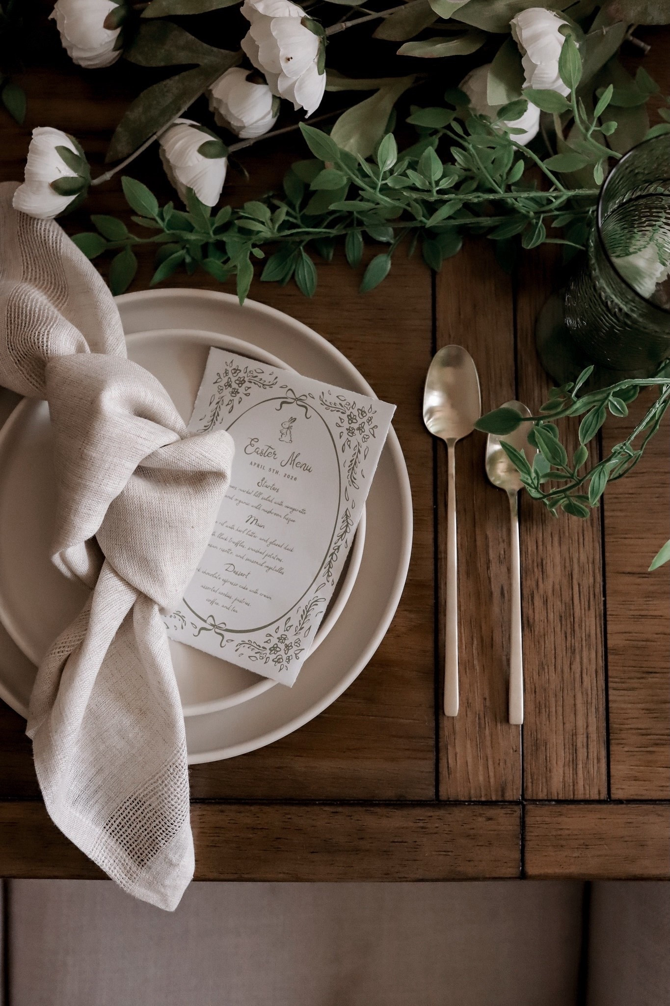 Knot your napkin for an effortlessly elevated table! 


Easter table. Hosting. Tablescape. Table setting 

#LTKHome #LTKSeasonal #LTKSaleAlert