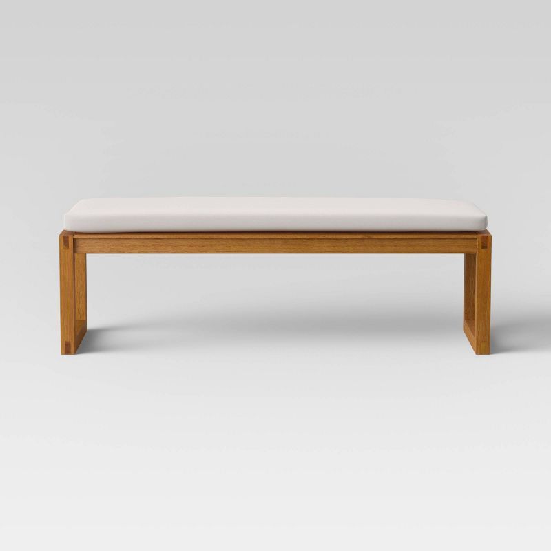 Kaufmann Wood Patio Bench - Linen - Project 62™ | Target