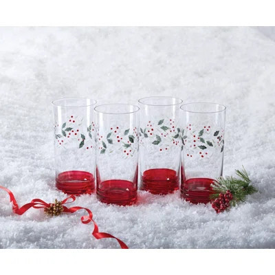 Pfaltzgraff Winterberry Cooler Glasses 20-Ounce | Wayfair North America