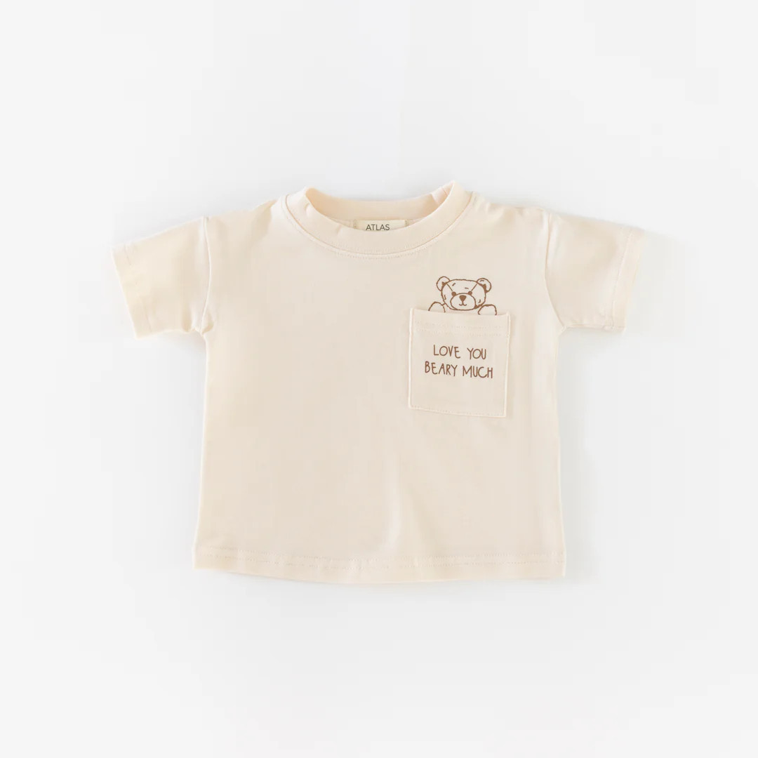 Love You Beary Much T-Shirt | Atlas Grey