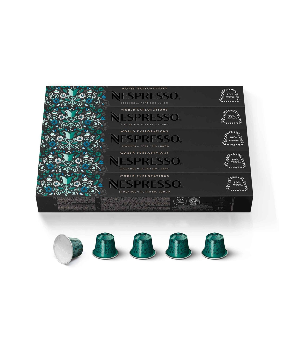 Nespresso Capsules OriginalLine, Stockholm Fortissio Lungo, Dark Roast Coffee, 50 Count Coffee Pods | Macy's