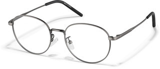 Zenni Round Glasses Gunmetal Gray Stainless Steel Full Rim Frame | Zenni Optical (US & CA)