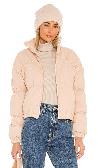 Kain Bomber Jacket in Sand | Revolve Clothing (Global)