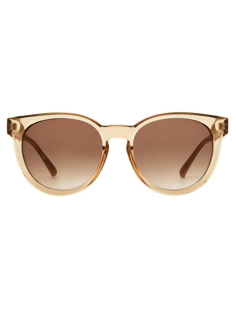 Panama Jack x Foster Grant Leopard Round Women's Polarized Sunglasses | Walmart (US)