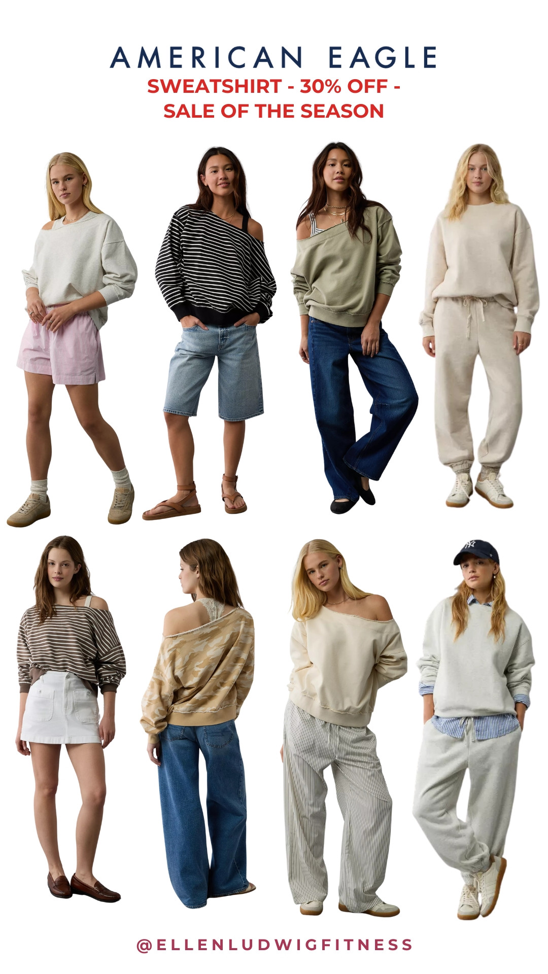 Cozy up with 30% off these cute sweatshirts! Which color are you grabbing? 👀
#AmericanEagle #SweatshirtSeason #CasualStyle

 

#LTKStyleTip #LTKSaleAlert #LTKMostLoved