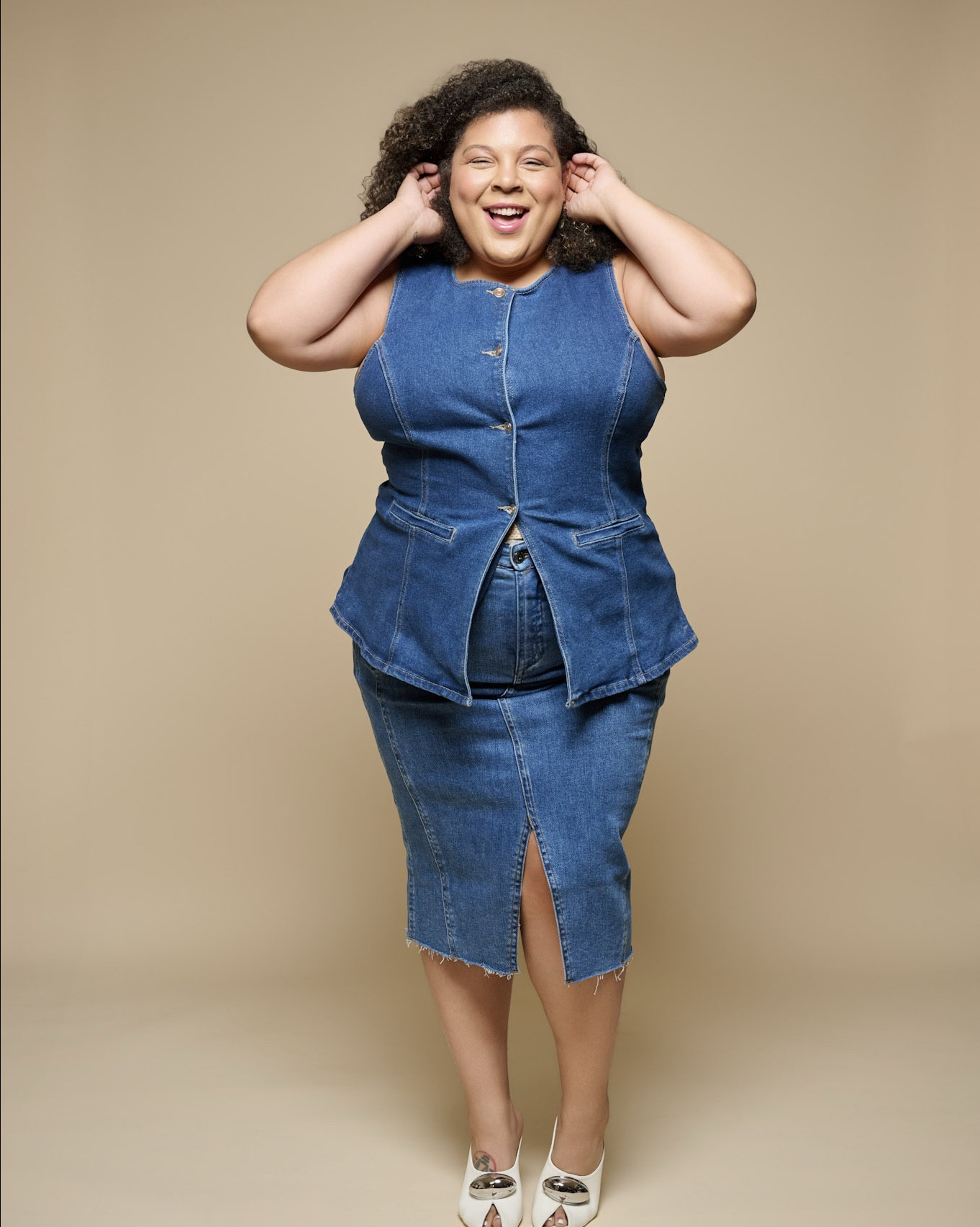 Denim on denim is a yes for me every single time 😍😍😍

#LTKPlusSize #LTKgrwm