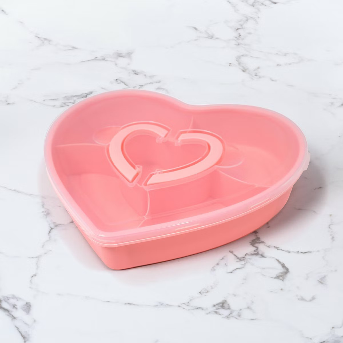 Cook With Color Valentine Heart-Shaped Snacklebox | Target