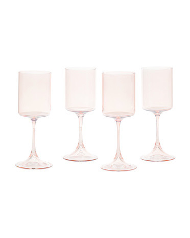 4pk Luster Wine Glasses | Marshalls