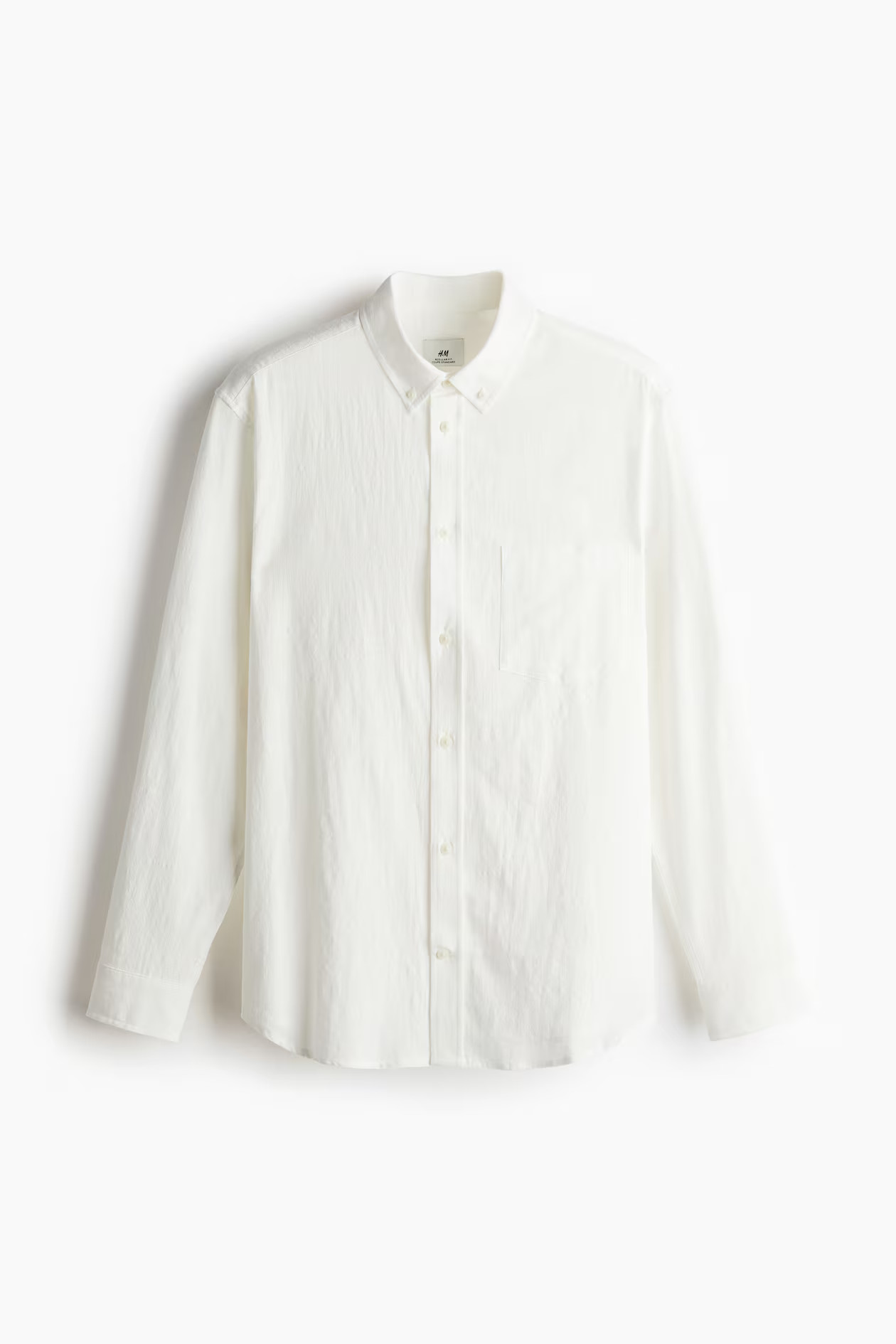 Regular Fit Textured Shirt | H&M (US + CA)