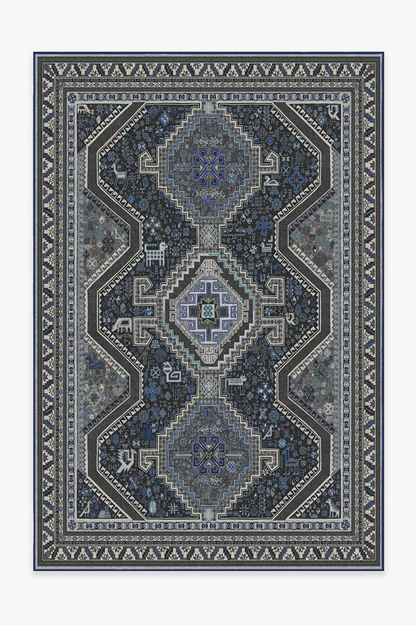 Zareen Steel Blue Rug | Ruggable