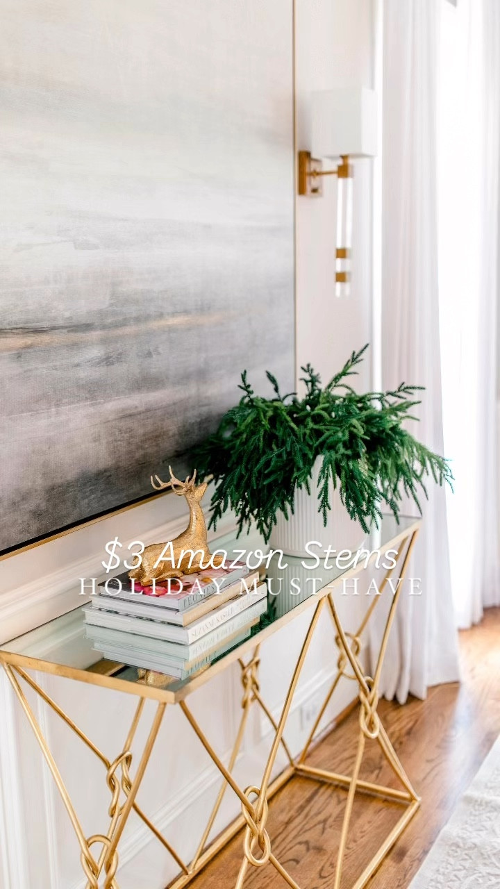 ✨Amazon Designer look for less 🌲Holiday Must-Have🌲 these pretty faux Norfolk Pine stems! ✨

🔹Make sure you take the time to fluff them out of the package for them to look their best ✨

🔹 This XL arrangement has 20 stems, but you can use 10-15 for medium/large arrangements or 8-10 for smaller arrangements depending on the vessel size 

#amazonhome #amazonchristmas #founditonamazon #shopltk #ltkhome #ltkunder100 #homedecor #holidaydecor

#LTKhome #LTKfindsunder50

#LTKFindsUnder50 #LTKHoliday #LTKHome