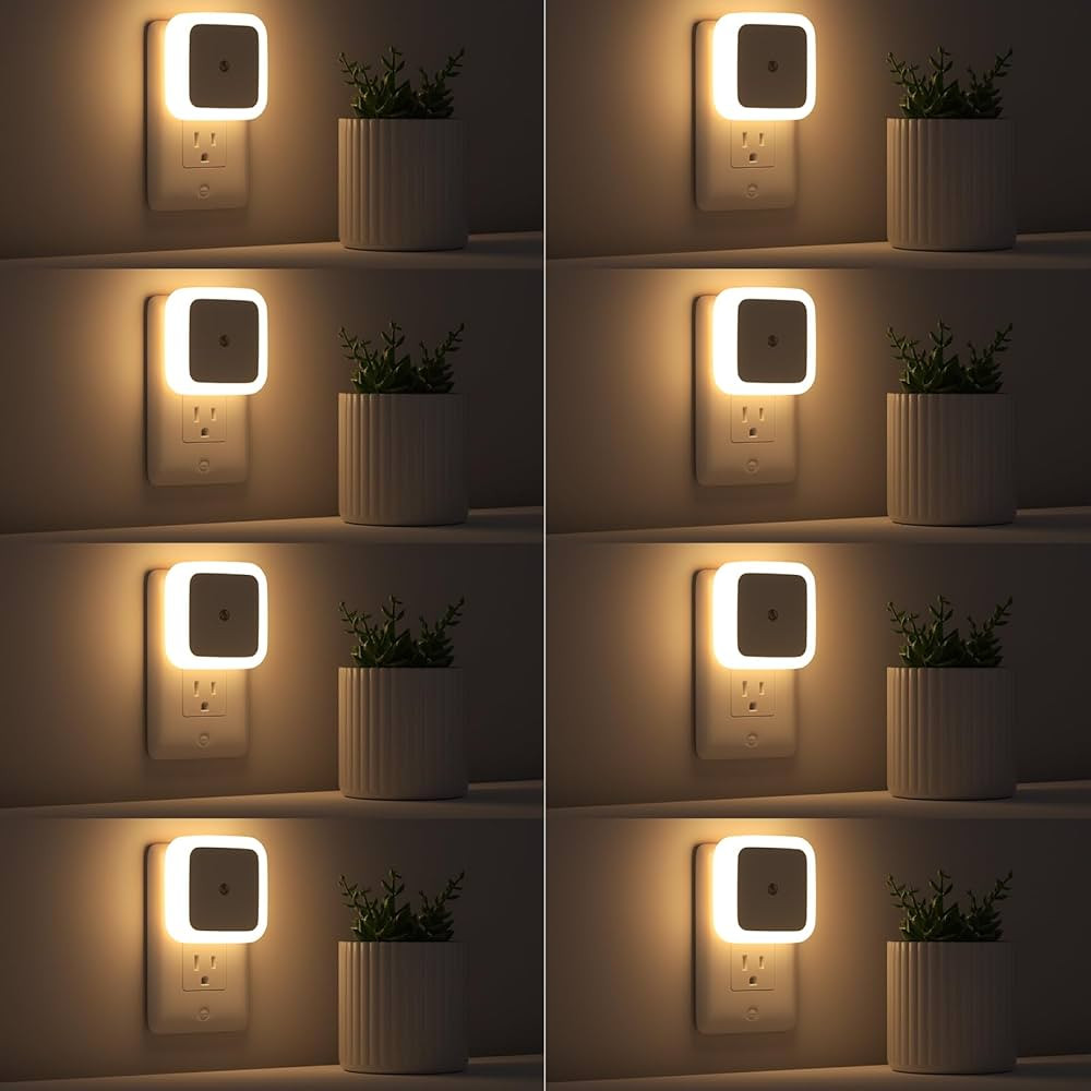Sujeet Night Light, Night Lights Plug into Wall 8-Pack, Plug in Night Light, Dusk to Dawn Nightli... | Amazon (US)