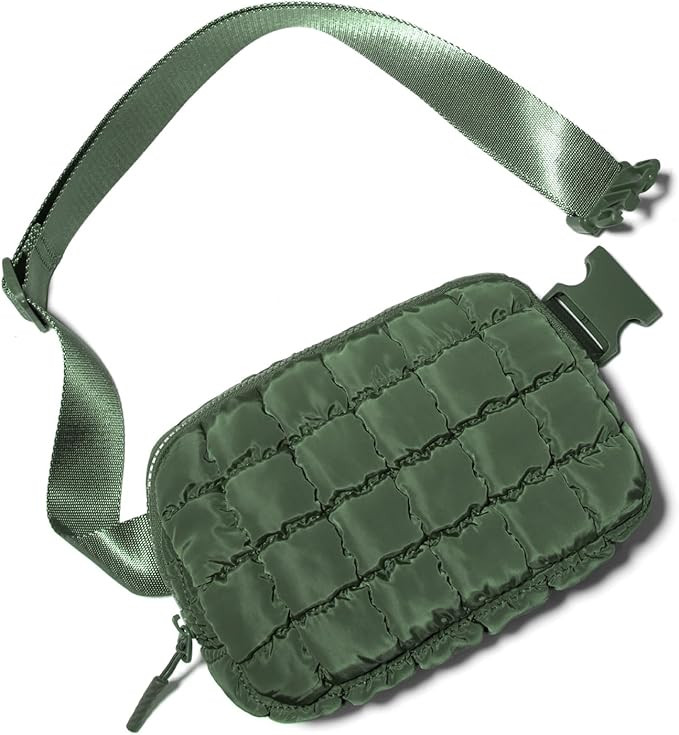 Gitus Trending Gifts for Women Puffer Crossbody Bags for Women Belt Bag Fanny Pack with Adjustabl... | Amazon (US)