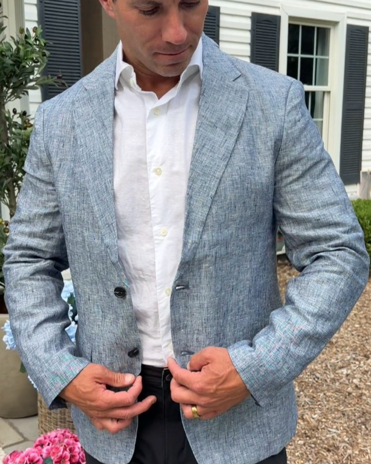 If your husband needs a summer wardrobe refresh, start here with @Quince !
These are the kinds of pieces that make getting dressed easy. Breathable fabrics, classic fits, and styles that look elevated without feeling stuffy. Trevor has been LOVING these, you cannot beat the price and wish I would’ve started ordering men’s clothing sooner!! #quincepartner
For sizing reference, he's wearing a size large in the polo, blazer, and linen shorts (he is 6’2” ~215 lbs, athletic build)

#LTKootd #LTKMens #LTKSaleAlert