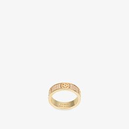 Gold-color ring - F IS FENDI RING | Fendi | Fendi Online Store | Fendi