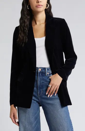 Relaxed Velvet Blazer | Nordstrom