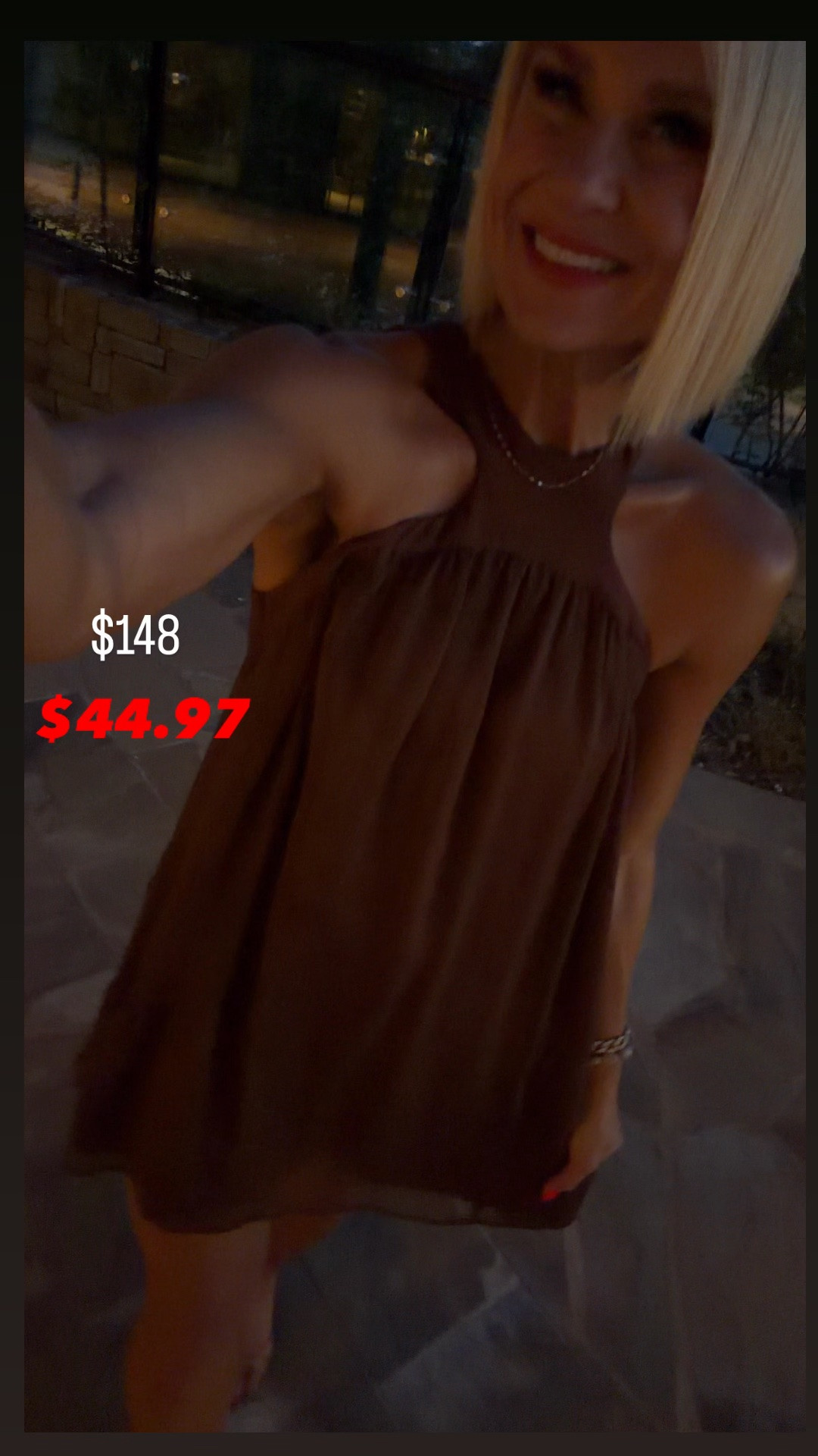 Just seeing that this dress is over $100 off! Hurry, sizes are selling quick. 
I think it fits a little big. Wearing a small. Comes in the prettiest baby pink color too!
Linked the best boob tape to. Gets the job done!

#LTKCon #LTKmomlife #LTKOver40