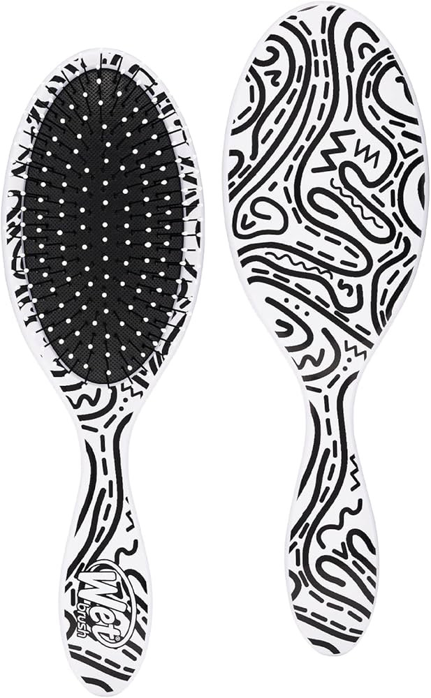 Wet Brush Original Detangling Hair Brush, Hipster Doodle - Ultra-Soft IntelliFlex Bristles - Deta... | Amazon (US)