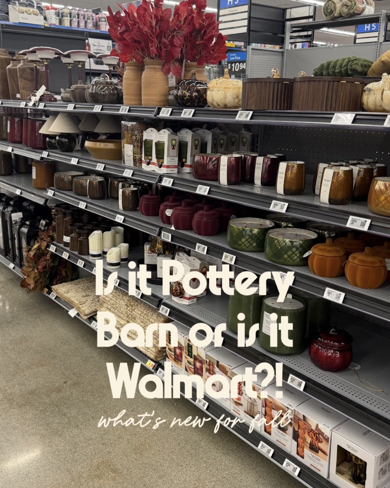 🍂 What’s new for fall 😍 If I didn’t know better, I would have sworn these are all from Pottery Barn!

#boujeeonabudget #potterybarnstyle #walmarthome

#LTKHome #LTKSeasonal