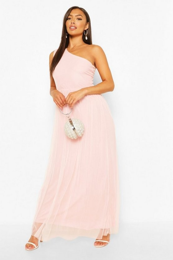 Petite Occasion One Shoulder Maxi Dress | Boohoo.com (US & CA)