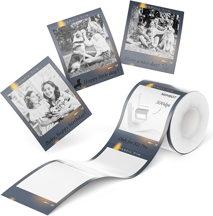 NIIMBOT Photo Papers Only for B21 Pro 300DPI Label Maker, Thermal Picture Labels Good Idea to Pri... | Amazon (US)