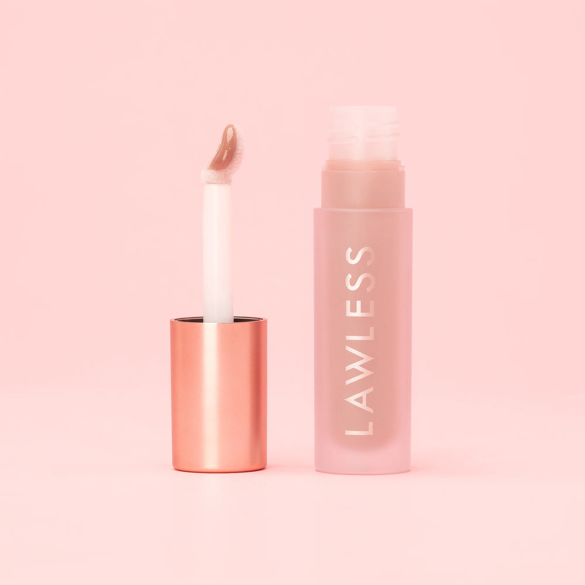 Forget The Filler Lip-Plumping Line-Smoothing Gloss Nudie | Lawless Beauty